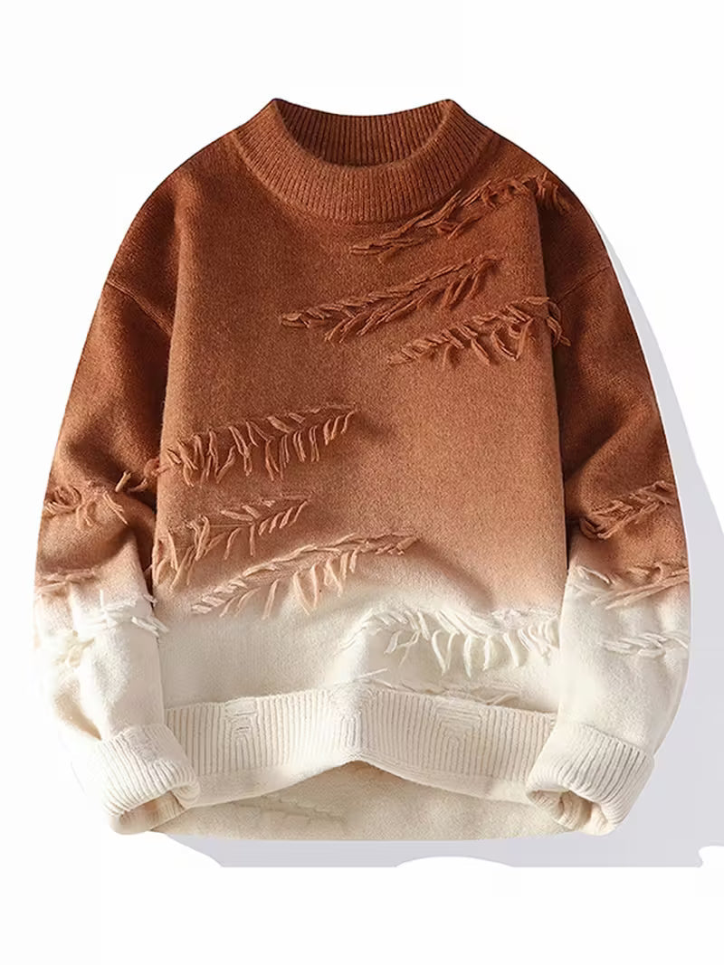 Swebet Men’s Thick Winter Knit Sweater – Warm Casual Pullover